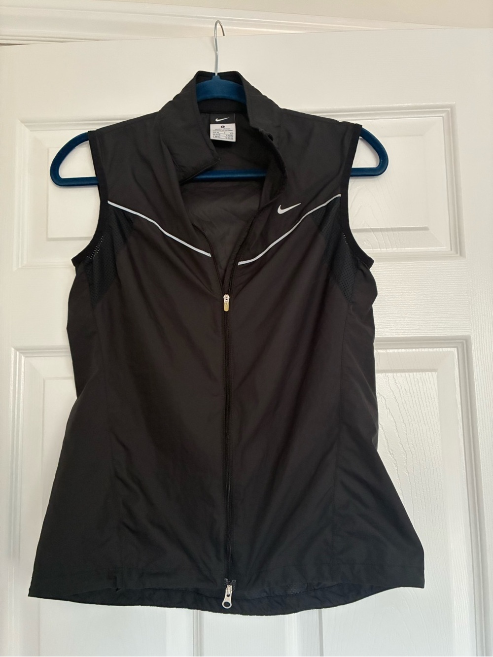 Nike Black Vest with White Trim